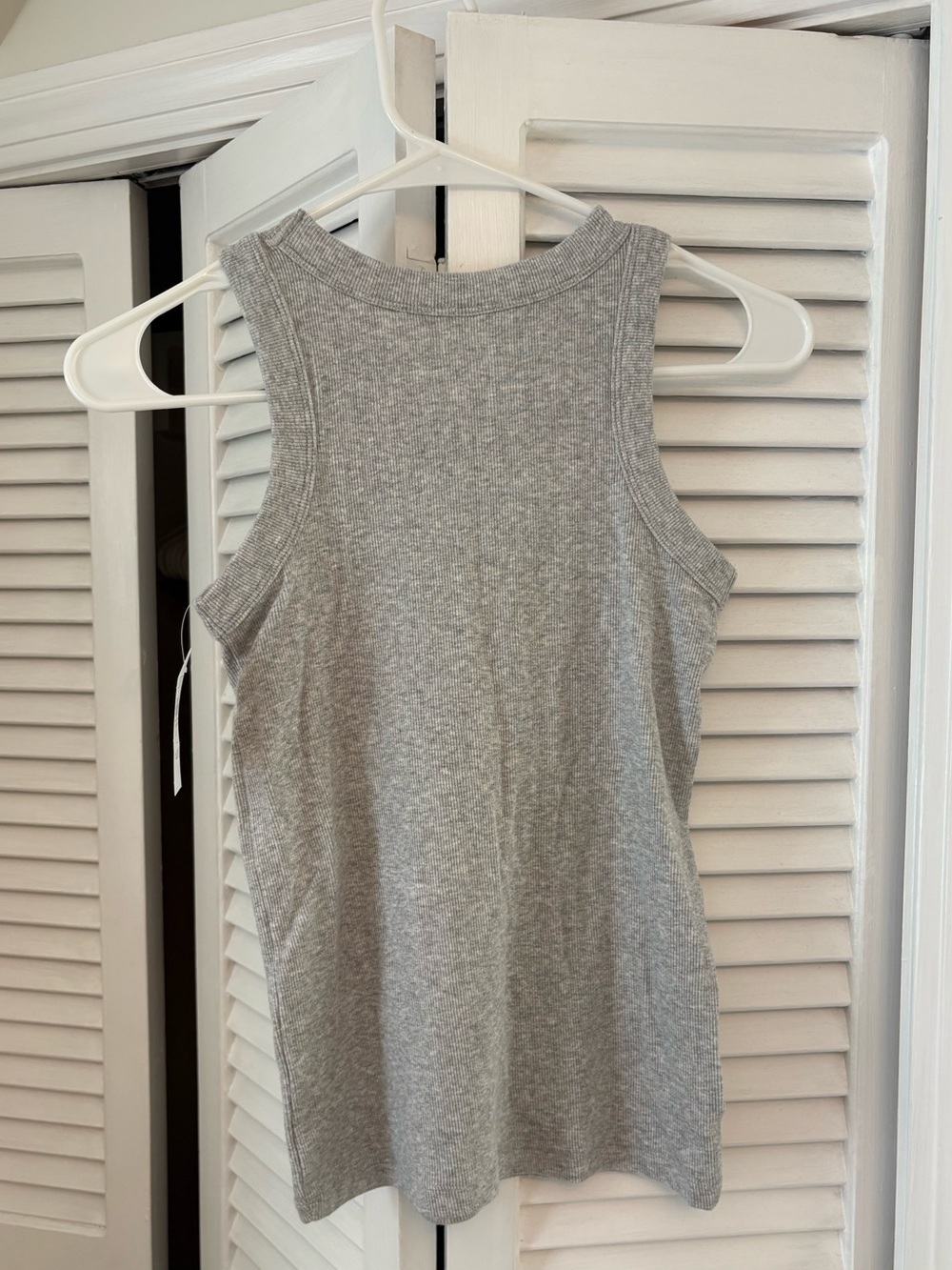LOFT Perfect Tank Medium Grey Heather Size Extra Small NWT - Picture 4 of 5